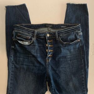 Judy Blue Women's Deep Indigo Skinny Jeans